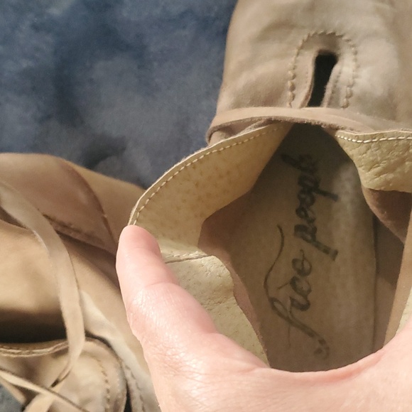 Free People brown laced boots - Picture 8 of 8